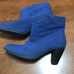 Rampage Blue Suede Boots